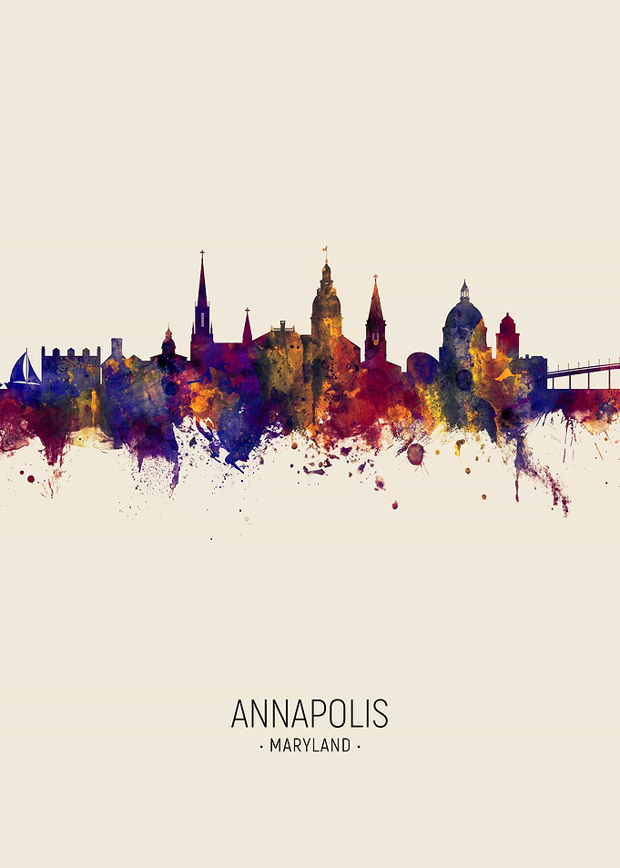 Annapolis Maryland Skyline