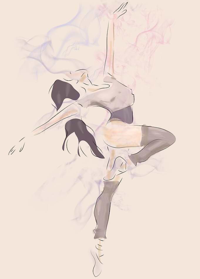 Ballerina Modern Ballet