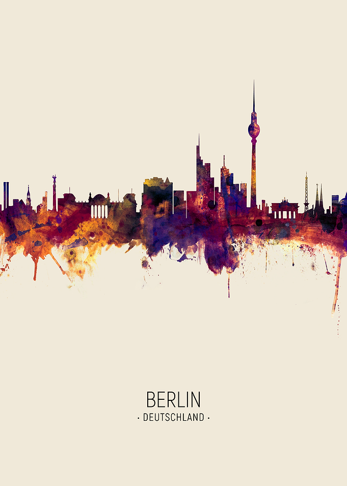 Berlin Germany Skyline