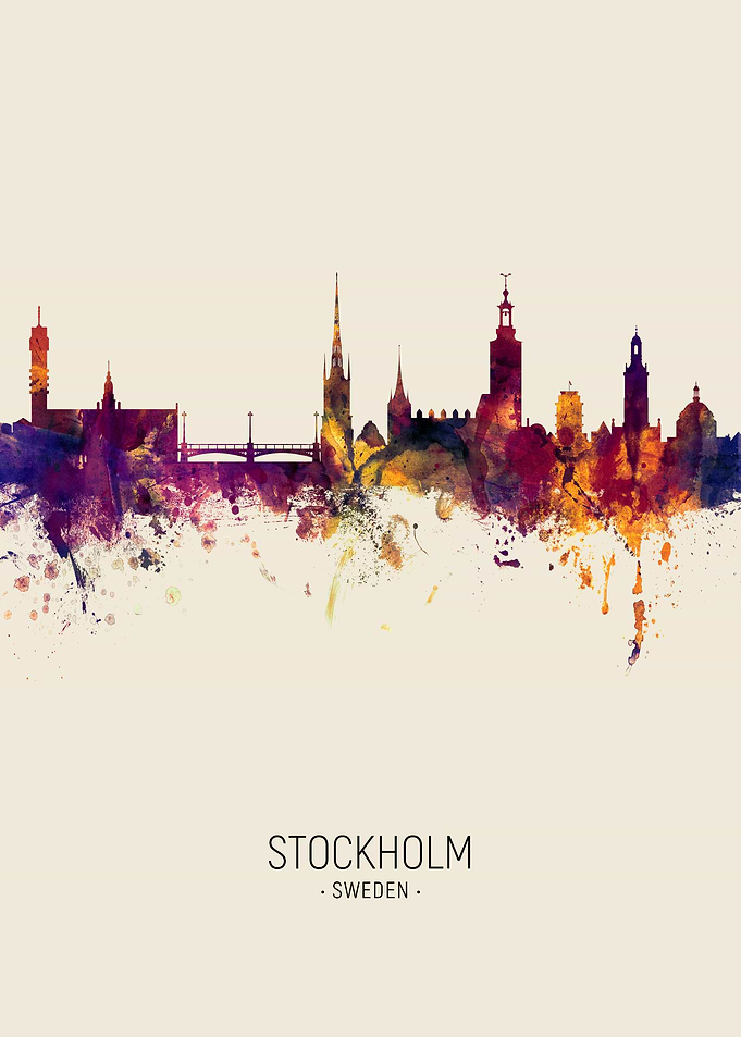 Stockholm Sweden Skyline