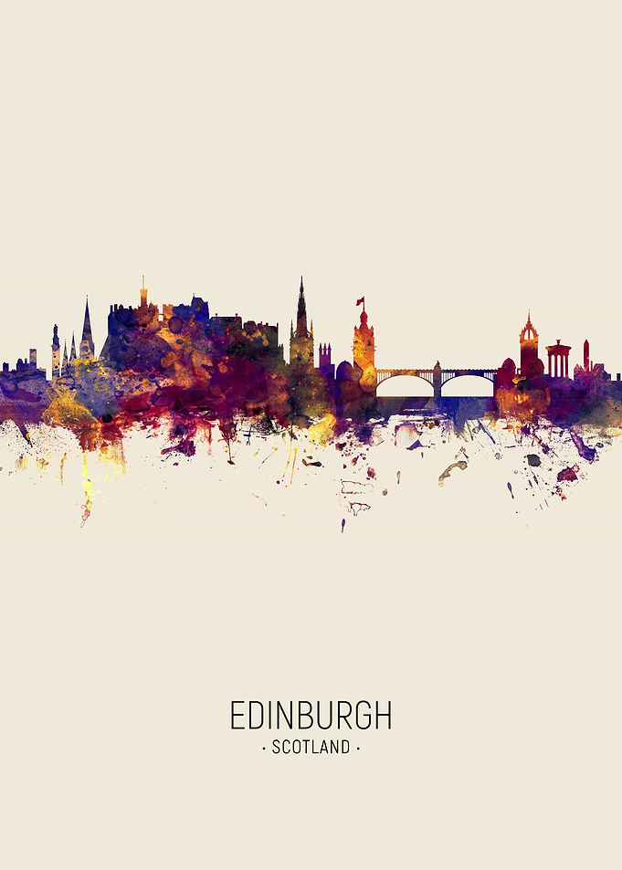 Edinburgh Scotland Skyline