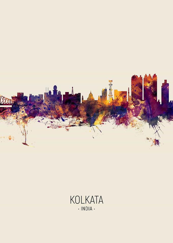 Kolkata India Skyline