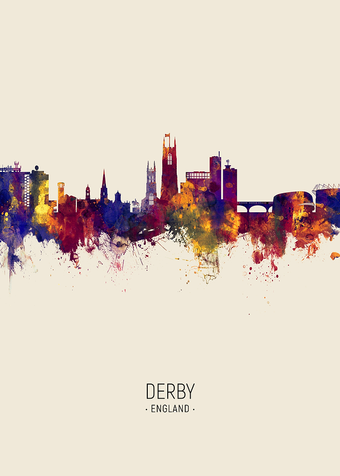 Derby England Skyline