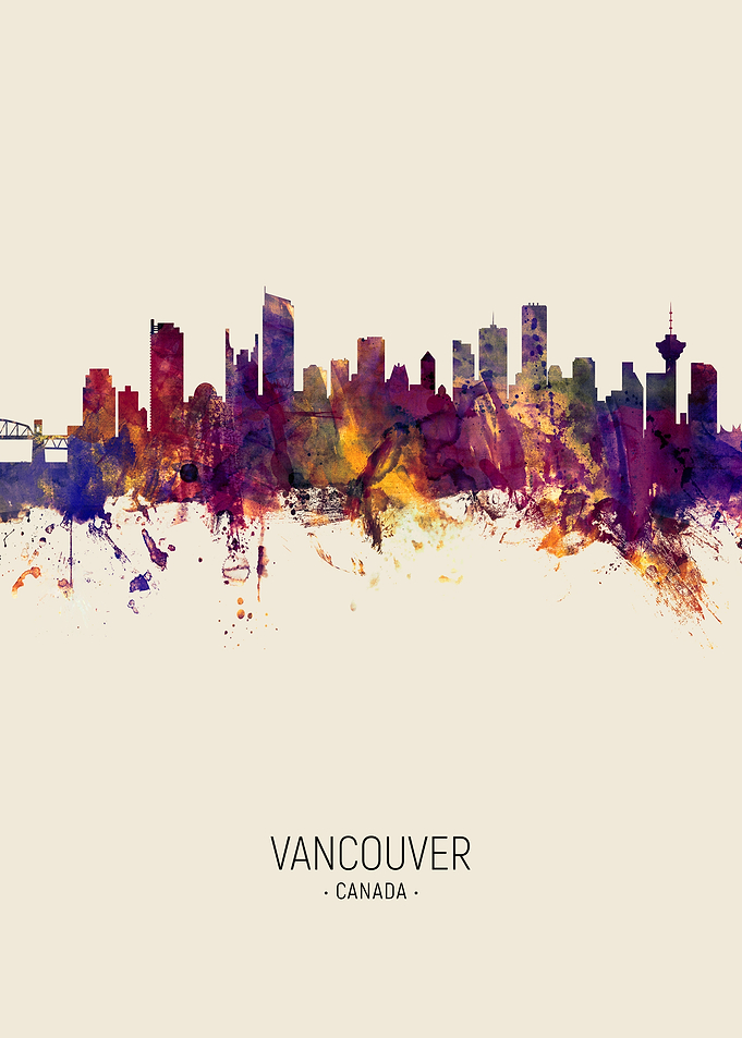 Vancouver Canada Skyline