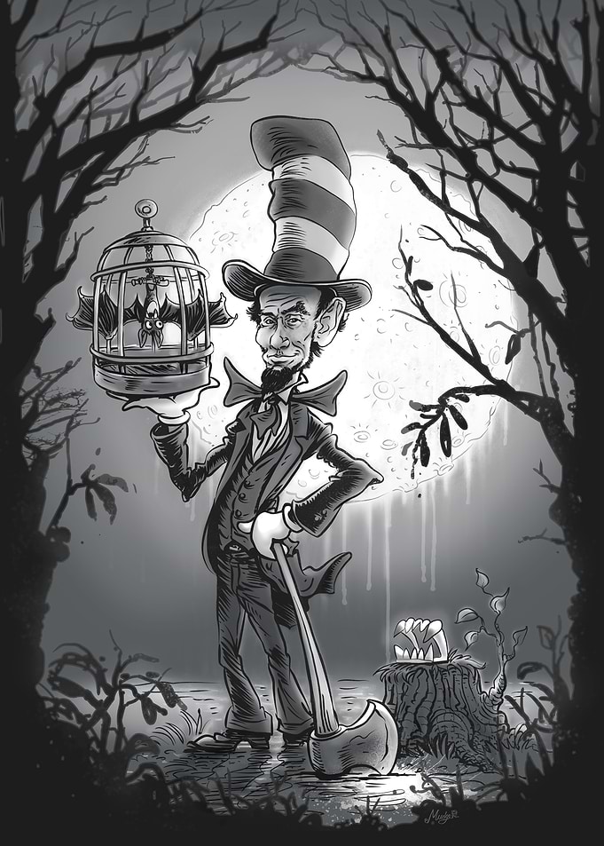 Abe In a Hat with a Bat