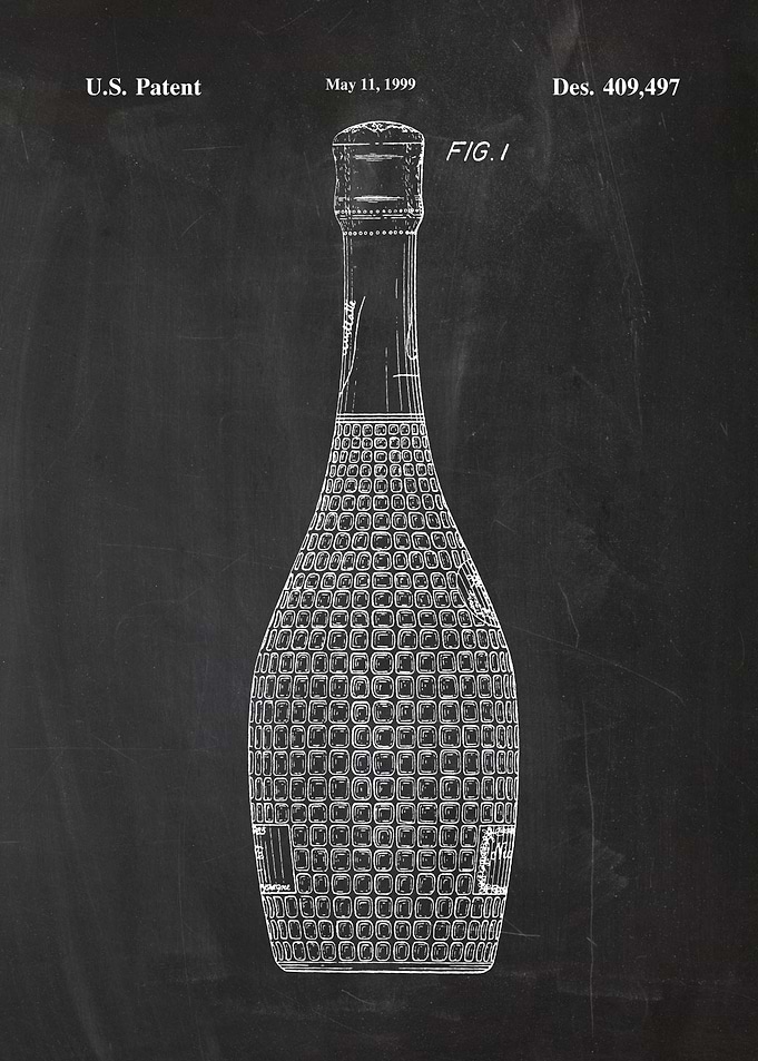 1999 Champagne Bottle