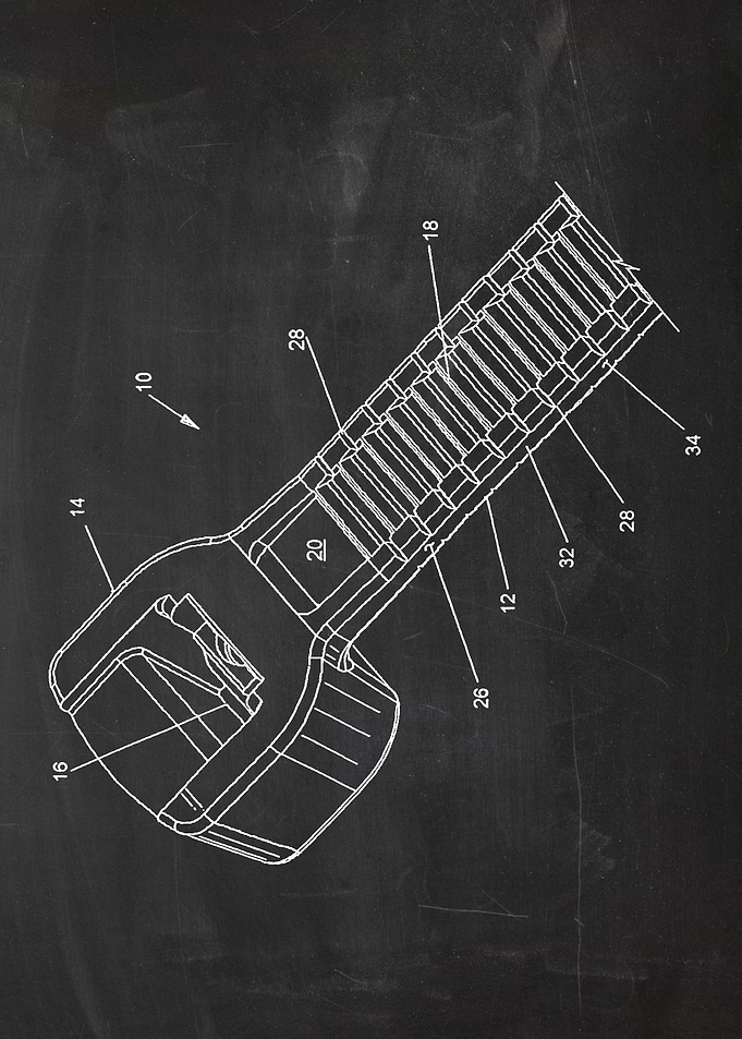 Cable Tie Patent Drawing