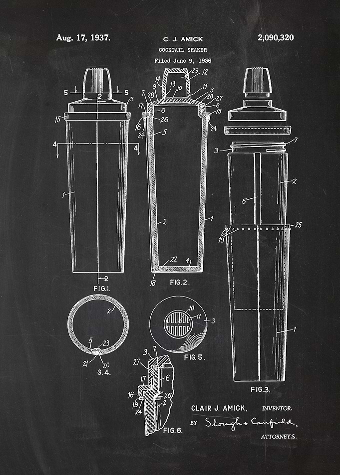 1936 Cocktail Shaker