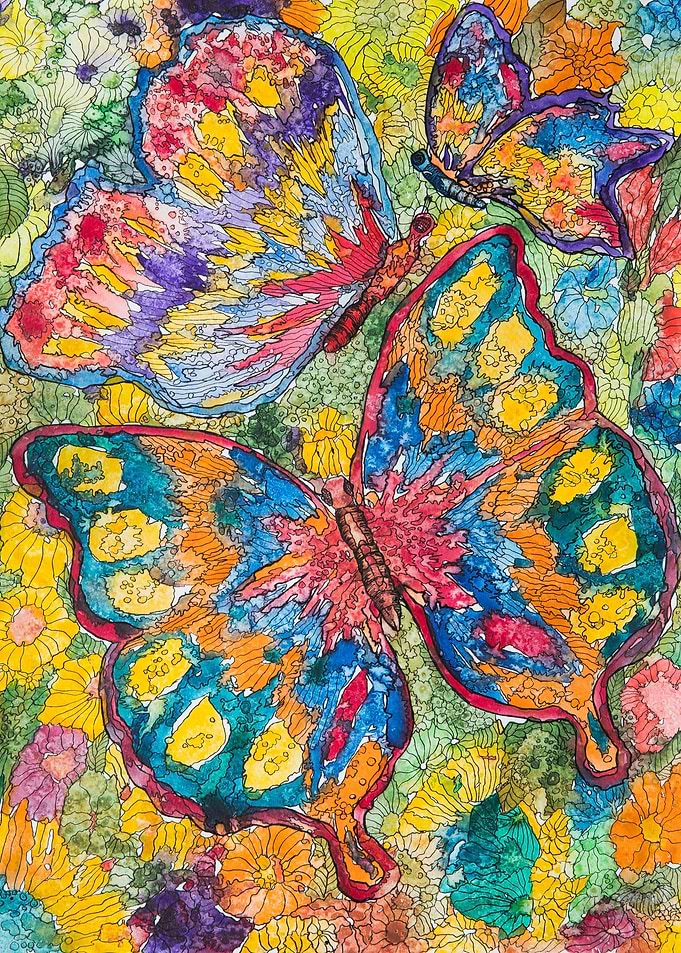 Flowery Meadow Butterflies