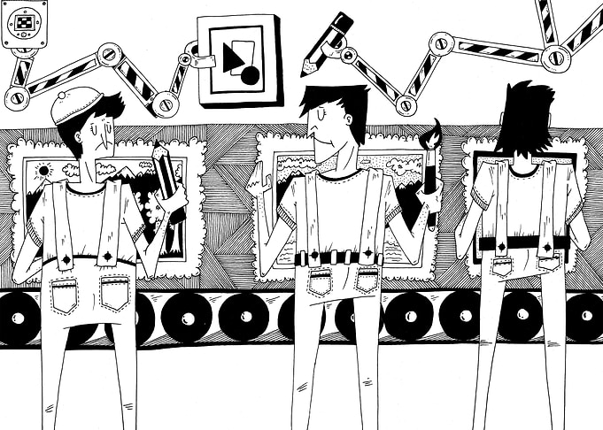 Art assembly line