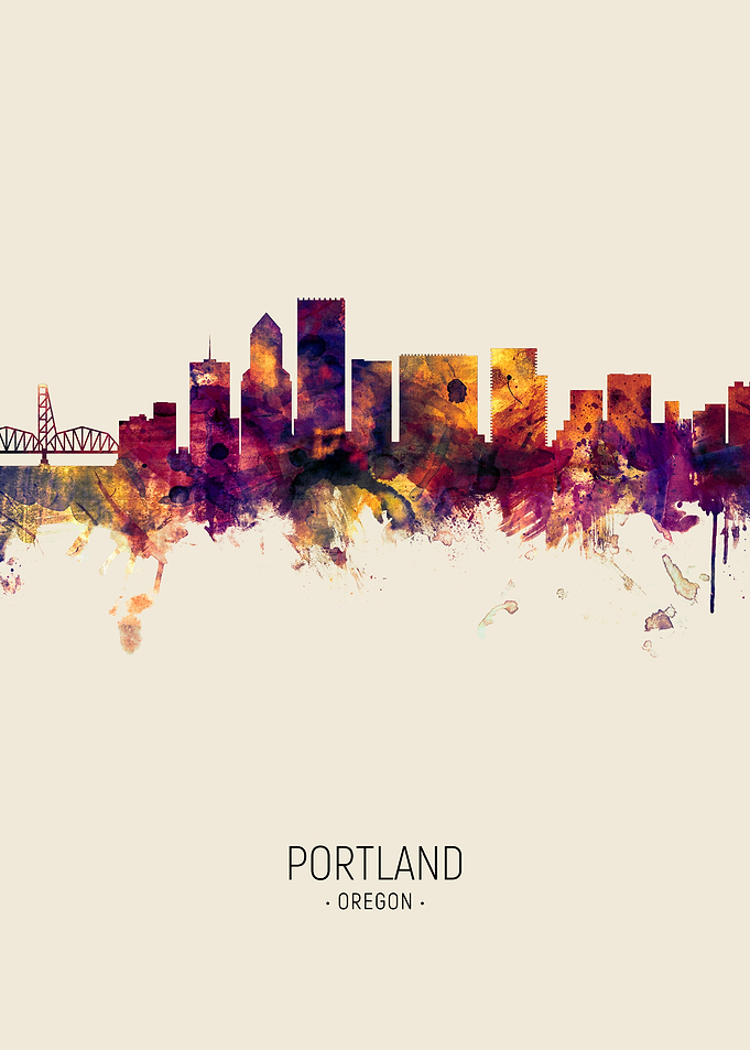Portland Oregon Skyline