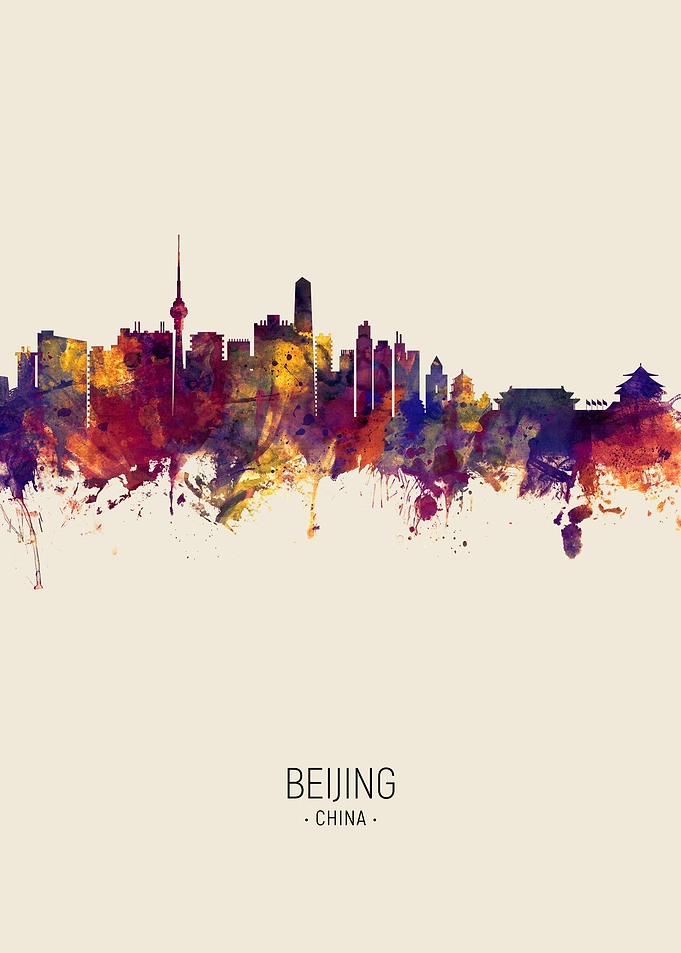 Beijing China Skyline