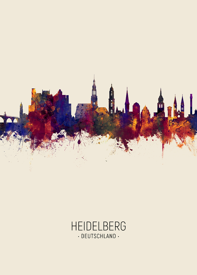 Heidelberg Germany Skyline