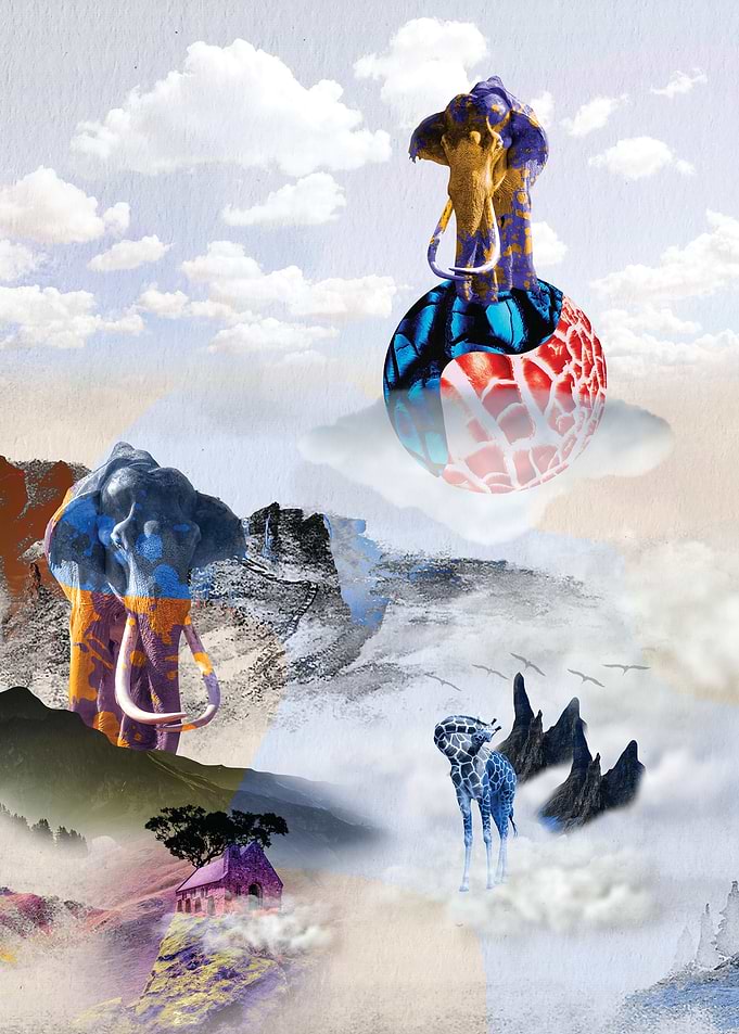 Fantastic collage