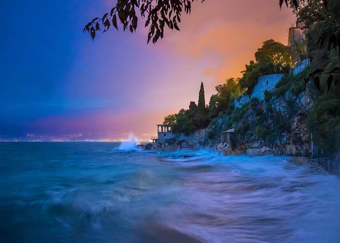 Stormy Sea On The Beach