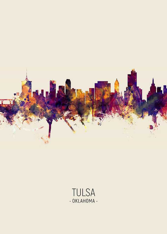Tulsa Oklahoma Skyline