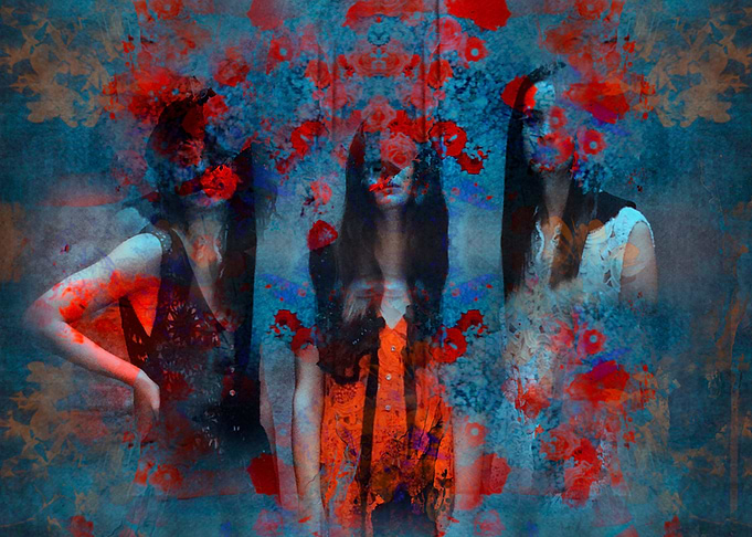 Abstract three women