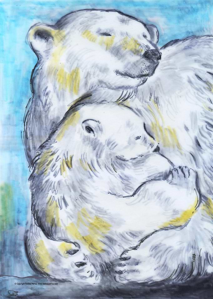 Mama Bear and Cub 5