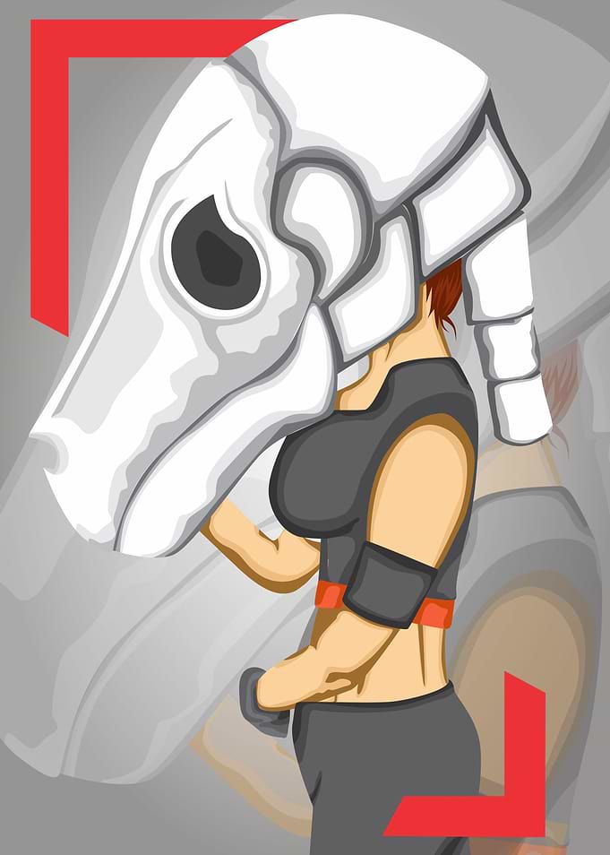 Skull Mask Girl