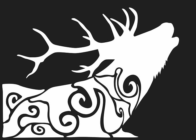 Deer silhouette