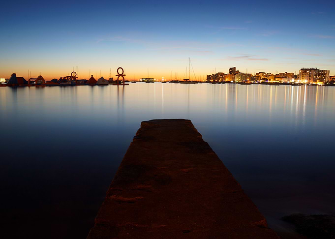 Twilight San Antonio Bay