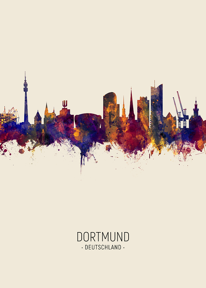 Dortmund Germany Skyline