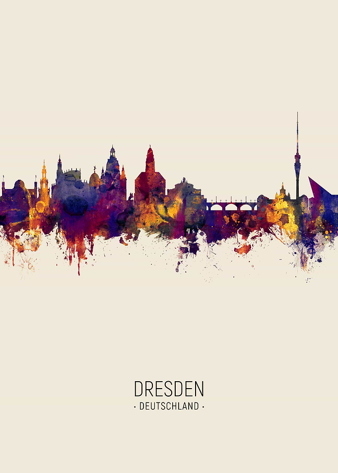 Dresden Germany Skyline