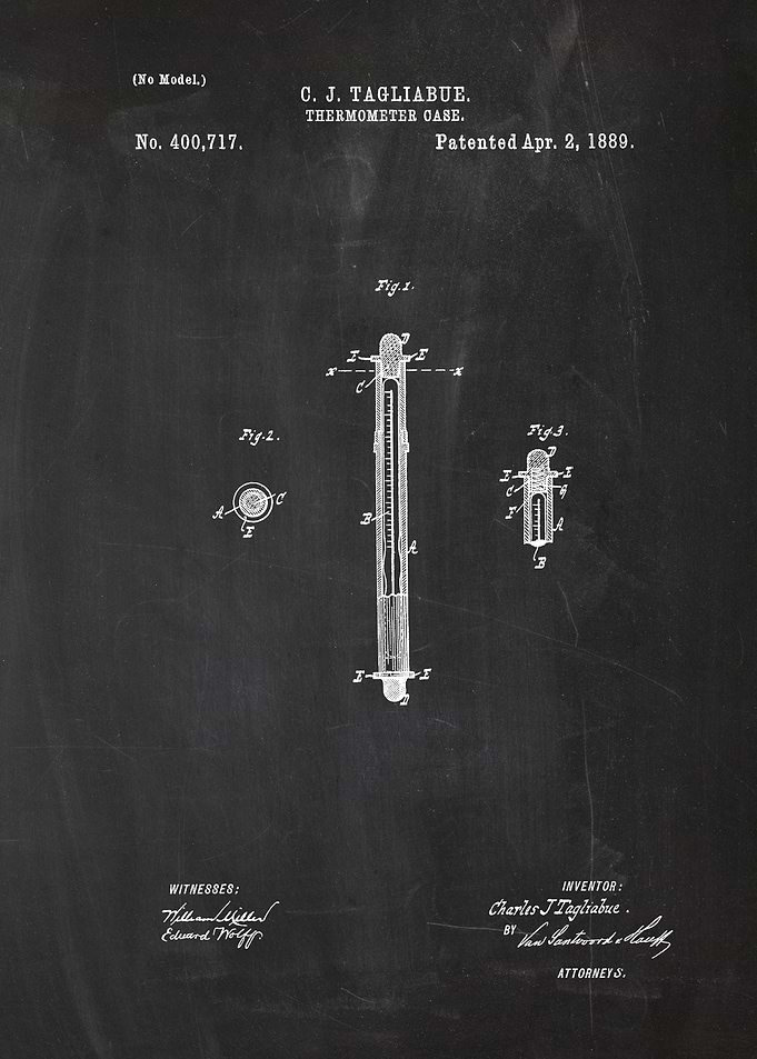 1889 Thermometer Case