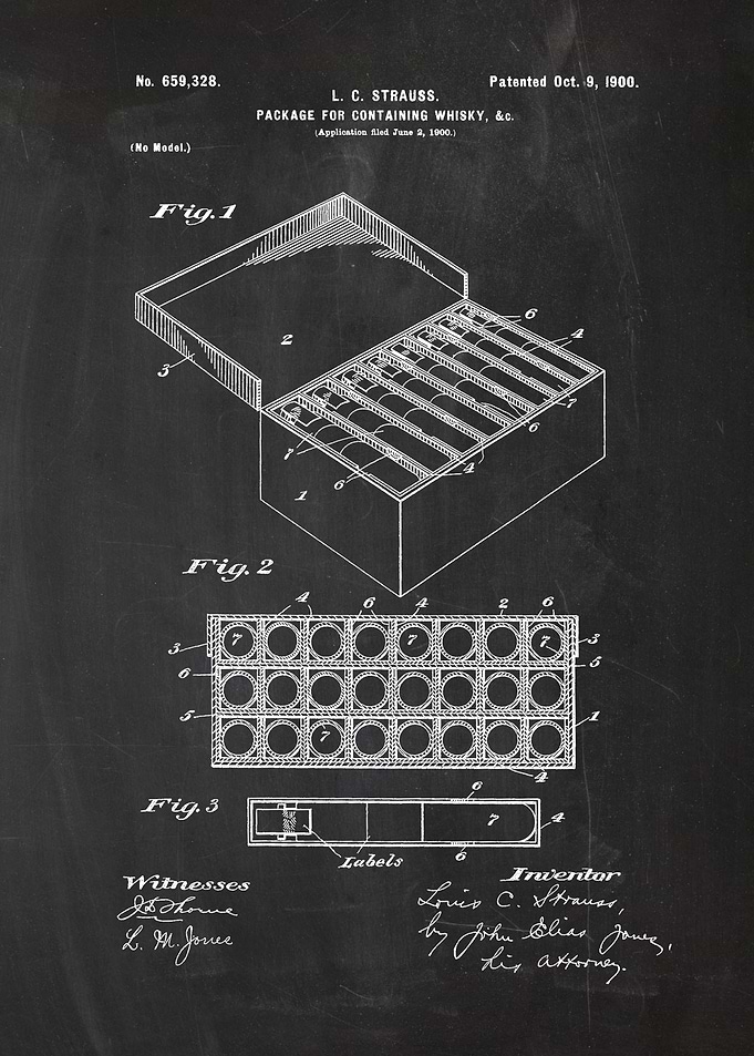 1900 Packcage for Whisky