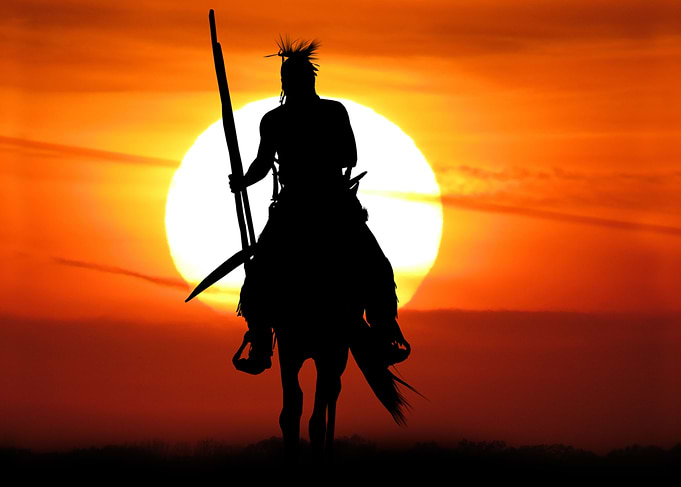 Native American sunset