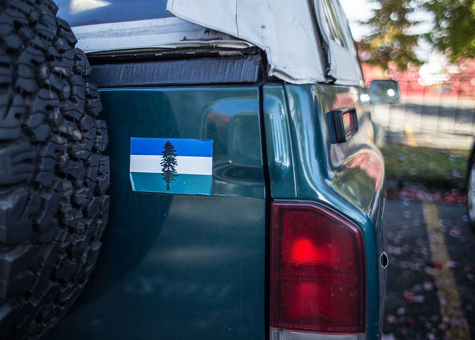 Cascadia Sticker