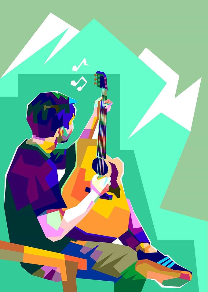 Playing Guitar