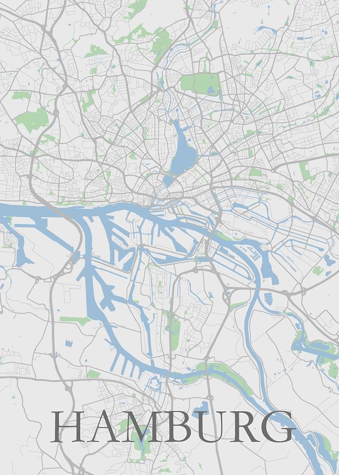 Hamburg Karte