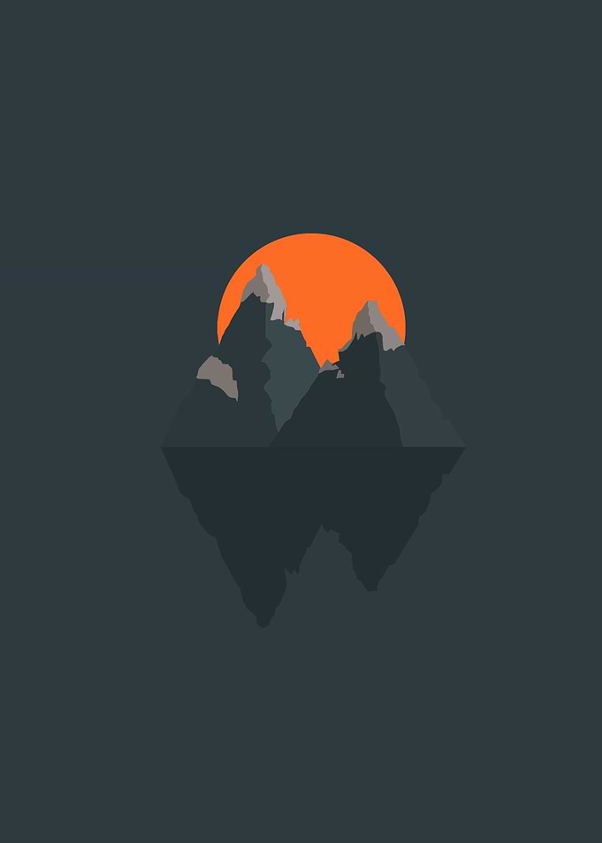 MONTAGNE ENSOLEILLEE