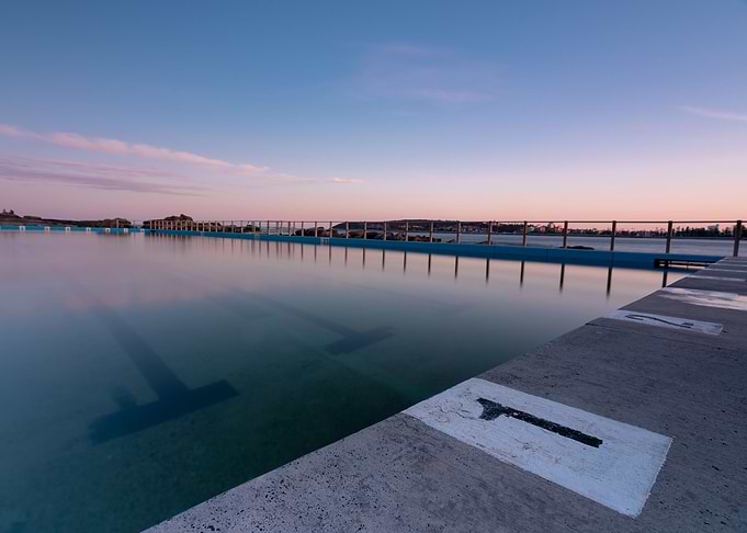 Pool Sunset
