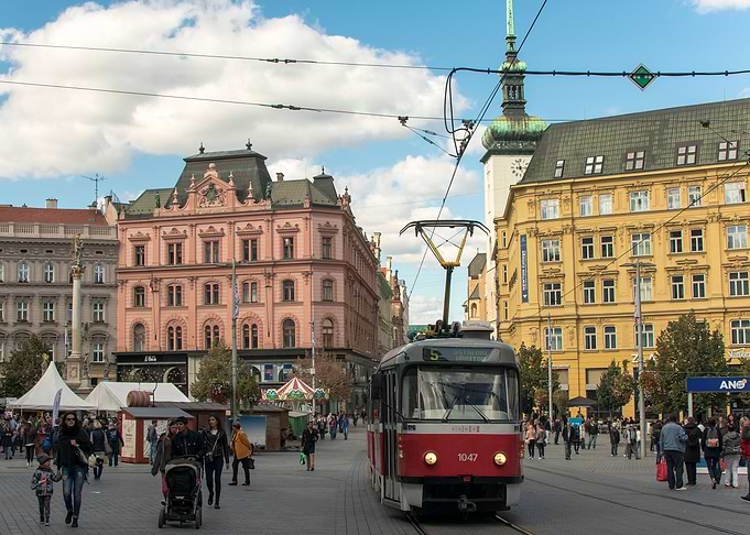 A sunny day in Brno