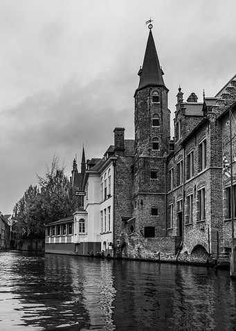 Bruge in Belgium in Winter