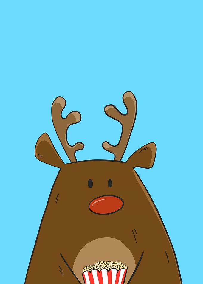 Reindeer With Popcorn