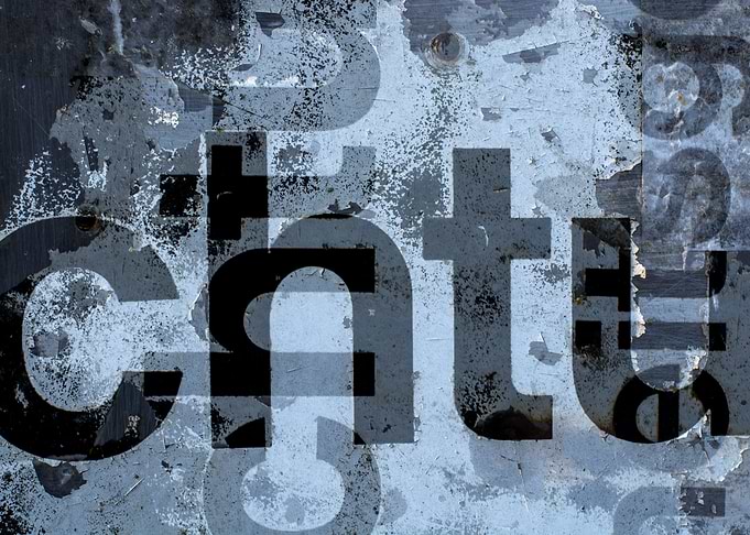 Abstract Font