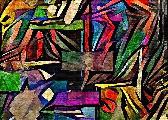 Colorful geometric abstrac