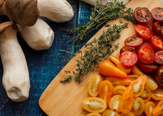 Colorful healthy vegetable