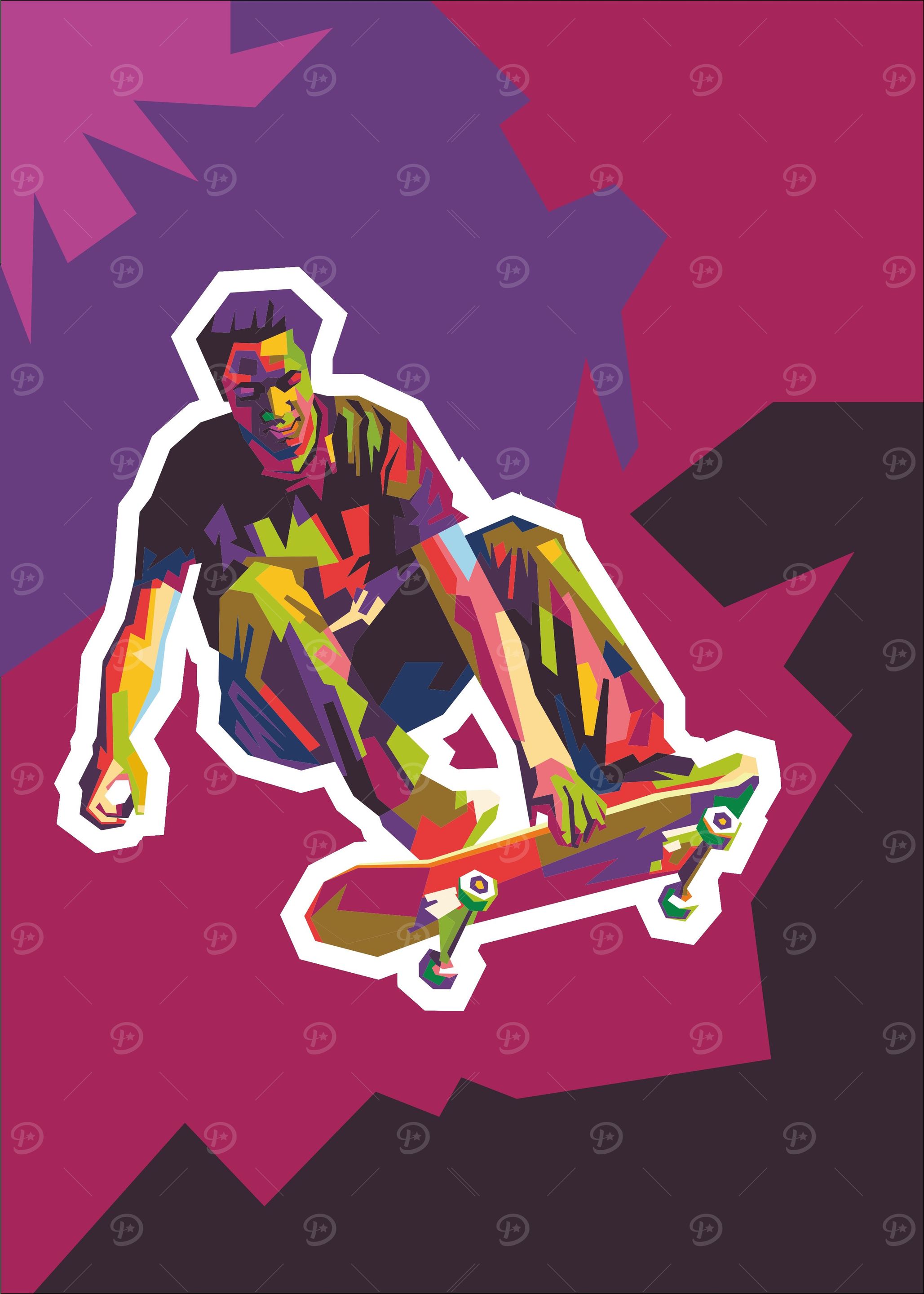 Skate Pop art