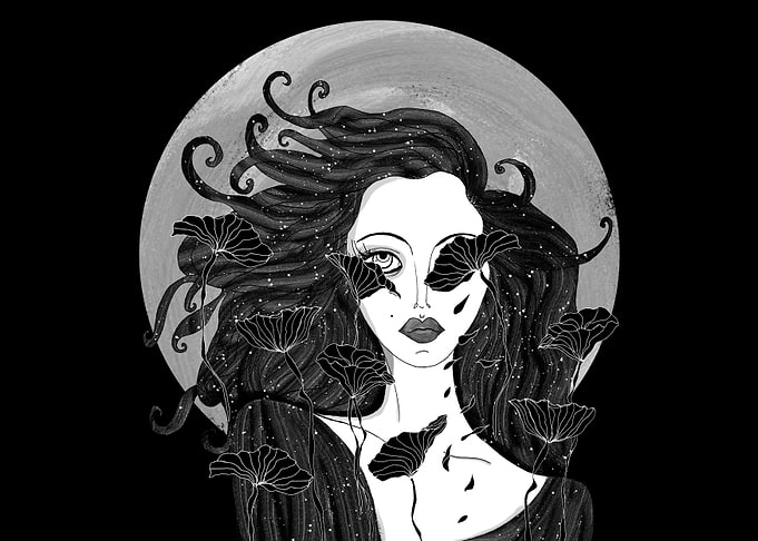 When She Met The Moon