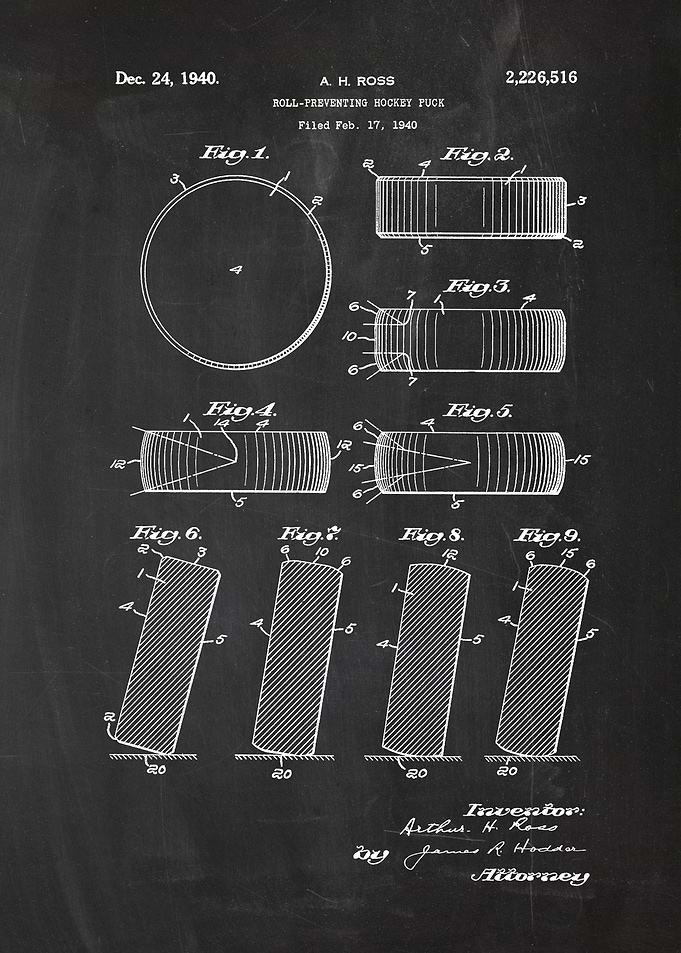 1940 Hockey Puck