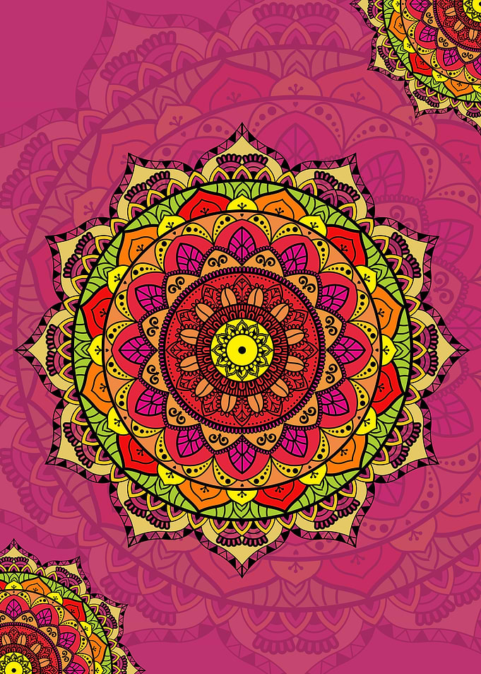 elegant mandala art