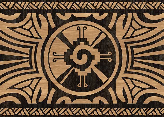 Hunab Ku Mayan symbol