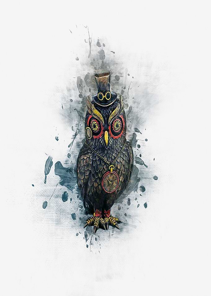 Steampunk Owl