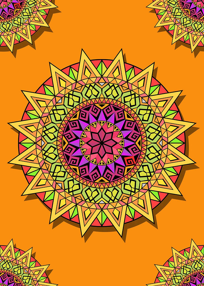 arjuna mandala art