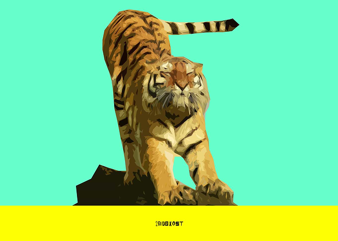 Stretching Tiger