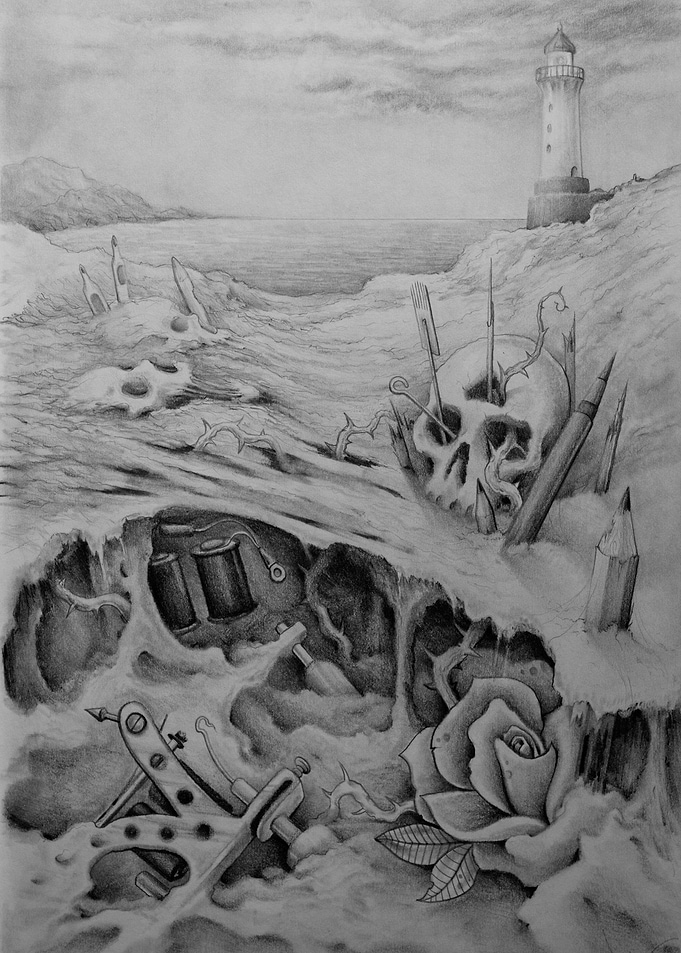 Tattoo landscape